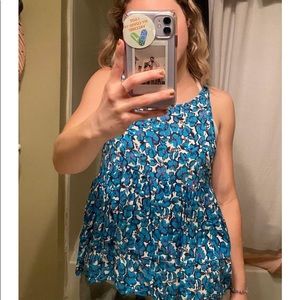 Floral tank blouse